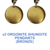 Special Offer - x2 Orgone Pendants (Brass Finish)