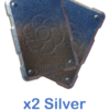 Special Offer - Two Silver Orgonite Shungite Phone Shields
