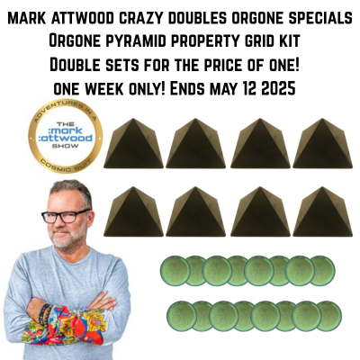 Mark Attwood Crazy Doubles Orgone Pyramid Gridding Kit