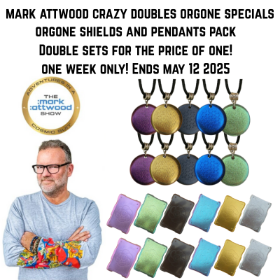 Mark Attwood Crazy Doubles Orgone Shields and Pendants Pack