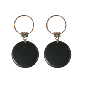 Set of 2 Black Pet Pendants