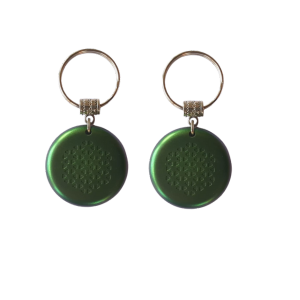 Set of 2 Green Pet Pendants