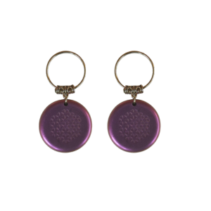 Set of 2 Purple Pet Pendants