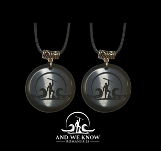 AWK Set of 2 Black Color Pendants