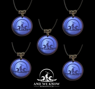 AWK Set of 5 Blue Color Pendants