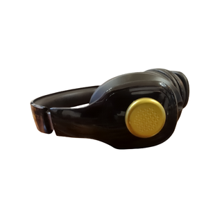 Set of Two Gold Orgone Headset Protectors