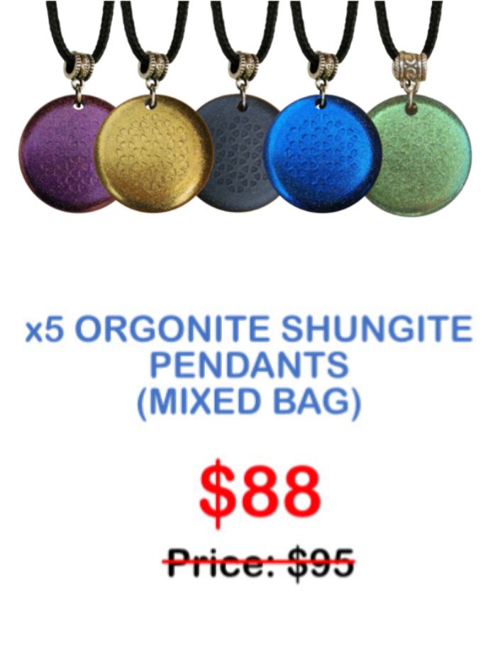special offer 5 mixed pendants