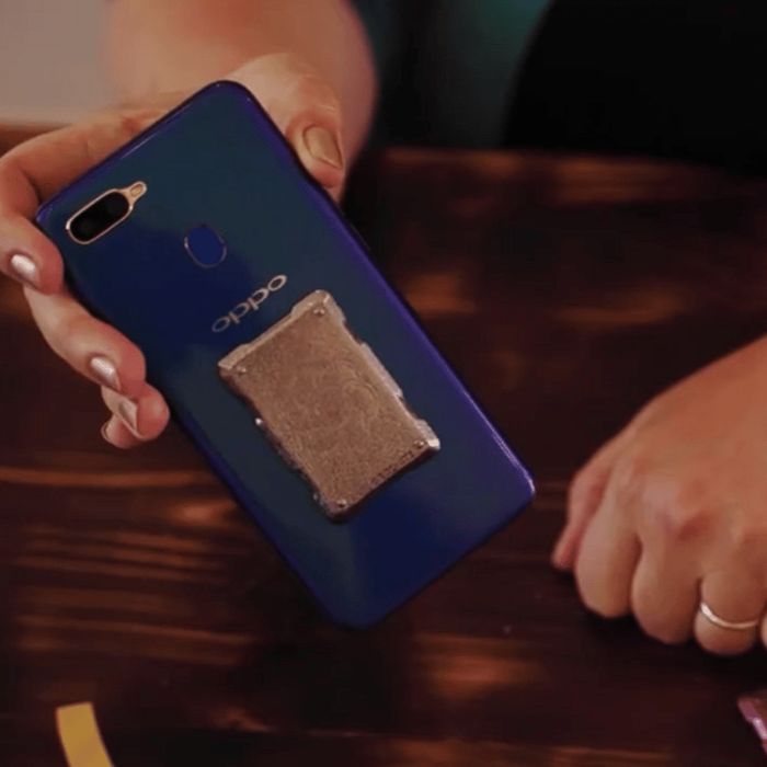 phone shield on phone