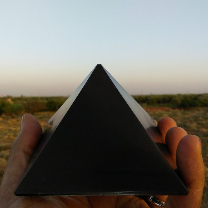pyramid sunset