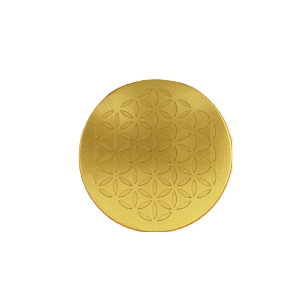 The Charge Plate, FTW handcrafted orgonite in gold
